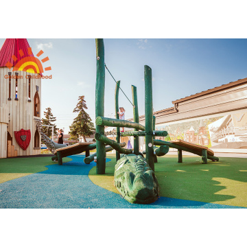 Outdoor Playground Castle Towers For Kids