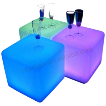 Cubo colorato per mobili a LED impermeabile per smart -up sul tuo spazio esterno