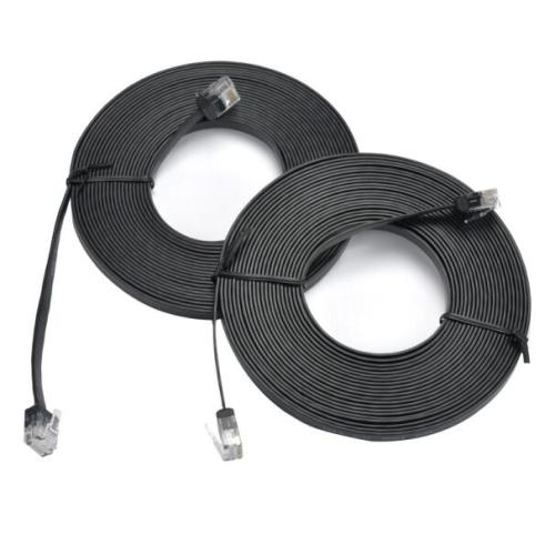 Cable de conexión plano Cat6 con cuerpo corto RJ45