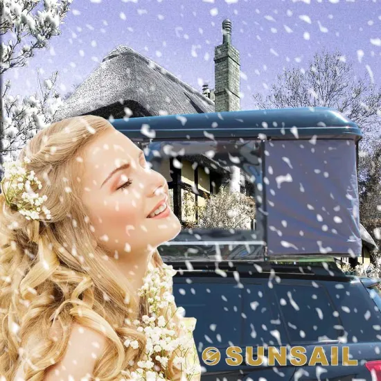 Visible Window & Removable Double-Deck Hard Shell Roof Top Tent