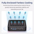 I5 5200U Komputer Perindustrian Fanless Dual Lan