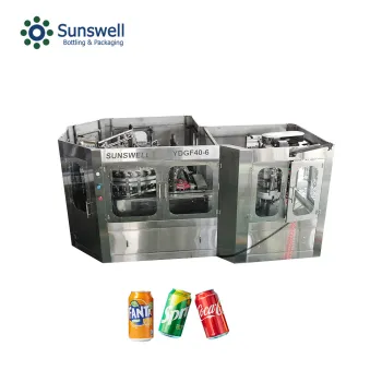 Aluminum can beer filling and bottling machine