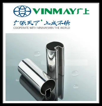 stainless steel round single slot welded tube