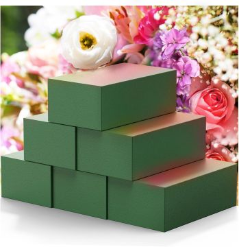 Florist green foam for flower arrangements