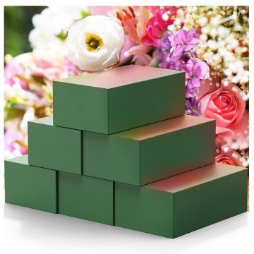 Florist green foam for flower arrangements