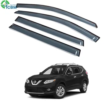 Auto Accessories Door Visor Car Wind Deflectors Sun/Rain Guard Window Visor for ROGUE 14-15