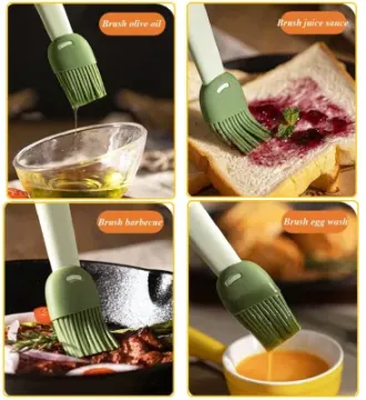 Silicone Plastic Brown Kitchen Food Cooking Turkey Baster Oil Basting Brushes