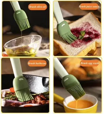 Silicone Plastic Brown Kitchen Food Cooking Turkey Baster Oil Basting Brushes