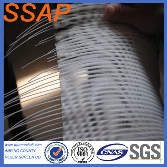 best quality polyester mesh spiral dryer conveyor mesh belt