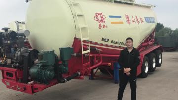 High Quality Powder Transport Tank Trailer