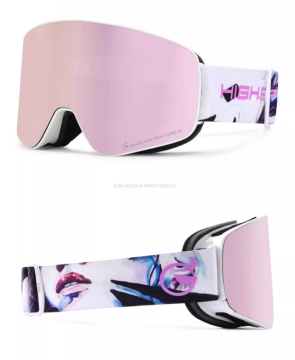 Magnetic Ski Glasses Double Layer Anti-fog
