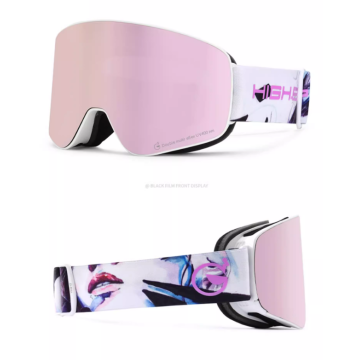 Magnetic Ski Glasses Double Layer Anti-fog