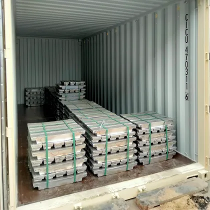 High Purity PbSb2 PbSb4 Lead Antimony Alloy Ingots (Pb 95.5%, Sb 2.5%)