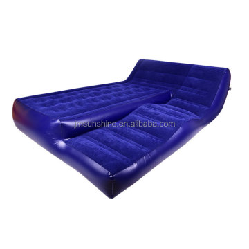 Wholesale PVC Flocking Sectional Multifunctional Sofa Bed