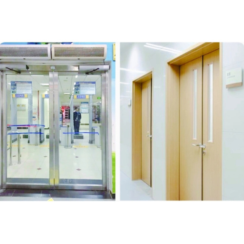 Stainless steel airtight interior hospital sliding door