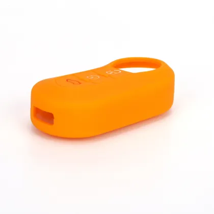 Silicone car key case in key wallet