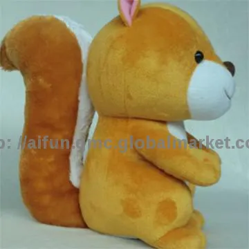 Soft Filled Toy, Lovely Squirrels, Wild animal toys series