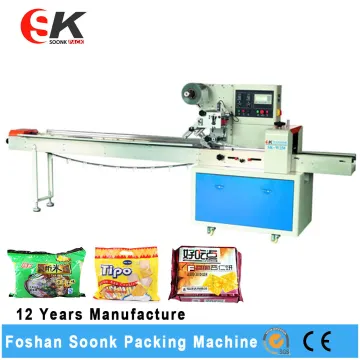 Chocolate Fold Or Bar Soap Flow Wrapping Machine