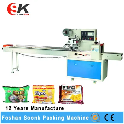Chocolate Fold Or Bar Soap Flow Wrapping Machine