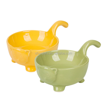 Stoneware Pet Ceramic Dog Food Bowl for Water and Feeding - Hot Sale