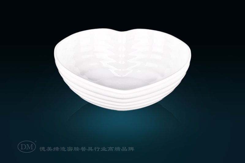 Heart Shape Melamine Bowl