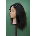 натуральные черные волосы женская голова манекена