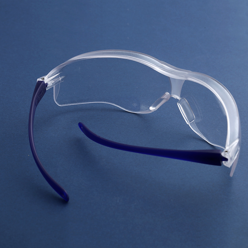 Anti-fog and anti-impact safety glasses