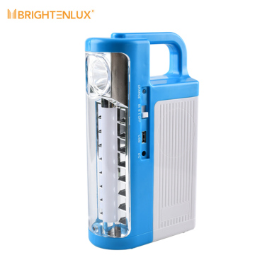 Lampada di emergenza di Brightenlux ricaricabile 6V portatile con 400 lumen uscita e funzionalità di torcia da 200 m