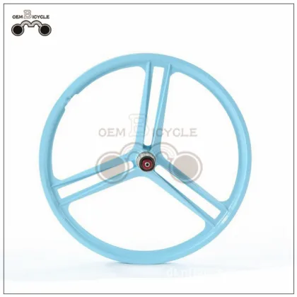 Magnesium alloy integrated wheel
