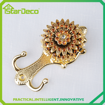 DH0004 Beautiful Fashion Wholesale Curtain Wall Mount Hook, Metal Wall Hook