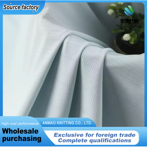 Tecido de malha pinhole de um lado