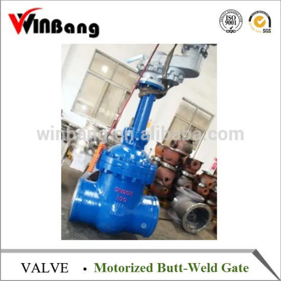 Butt-Weld Gate Valve with Motorized Pn100