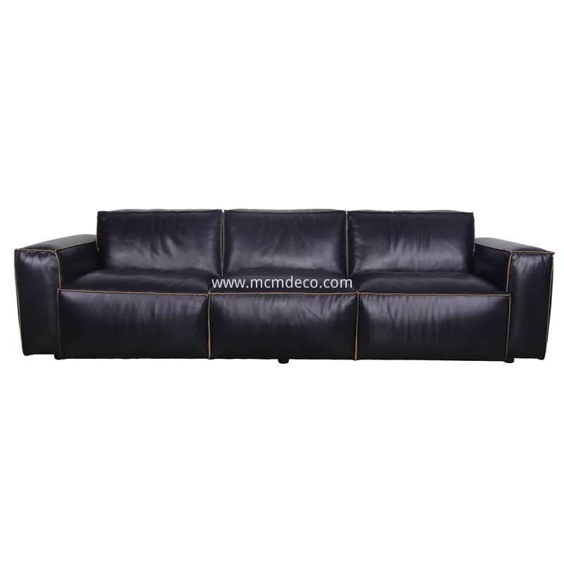 Emin Leather Sofa 1