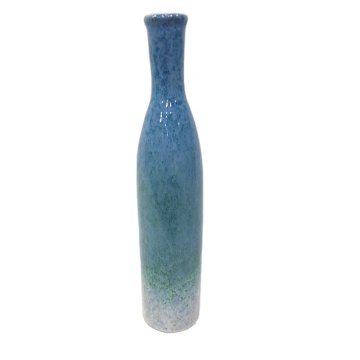 Modern Glazed Ceramic Cylinder Vases for Hotel and Wedding Decor