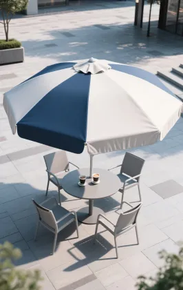 Customized umbrellas with company logo