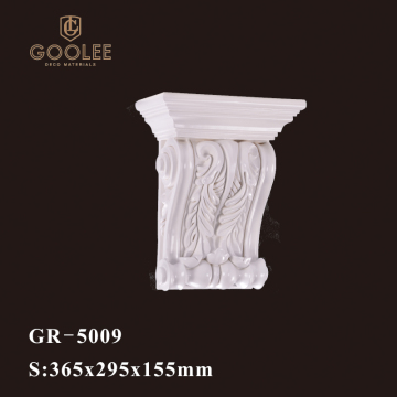 Home Interior Decor Construction Material Delicate PU Cornice Corbel