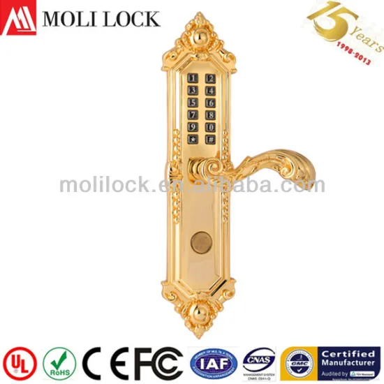 Keypad Password with Metal Key, Safe Door Locks