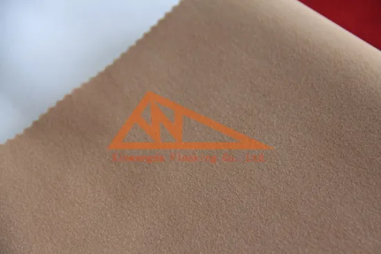 Whole sale Synthetic leather PU ivory suede Fabric for shoes & bags