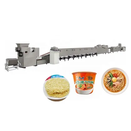 Continuous Indomie Production Line: Instant Noodle Making Machine