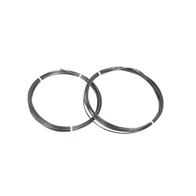 High Tensile Black PU/PA Plastic Coated Wire Rope