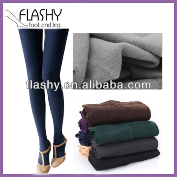 Ladies plush lined Fleece Lined footed Brushed Interior Thermal tights