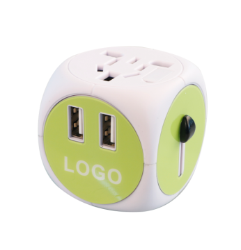 Hot Power Cube with USB International Plug Travel Adapter 2017
