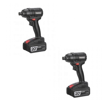 Prix ​​d'usine 18V 1/4 pouce IMPACT RIDAT BATTEAL avec deux batteries