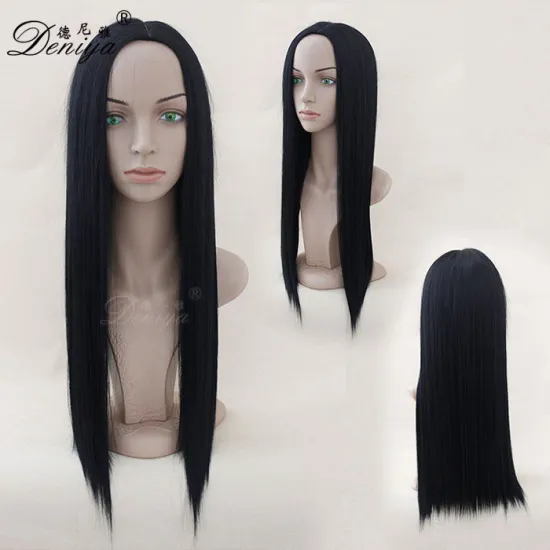 ladys long straight Beauty popular style synthetic women wig