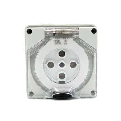 IP66 Waterproof Round Pin Industrial Outdoor socket