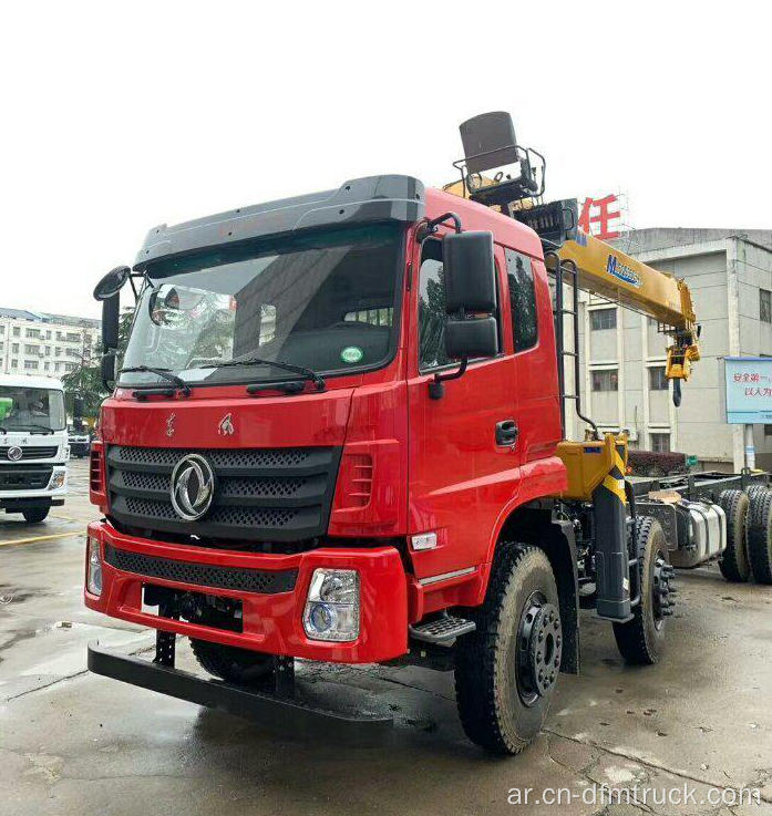 شنت Dongfeng DFL1311 8x4 16-25T شاحنة مع رافعة