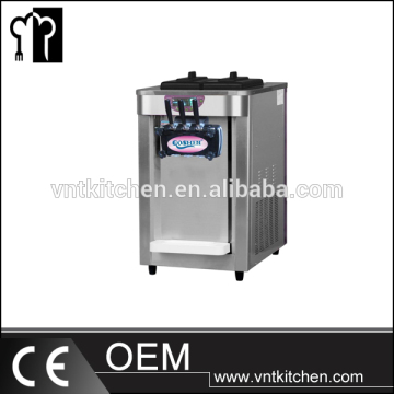 CE Approved Good Compressor All Stainless Steel Body Soft Ice Cream Machine