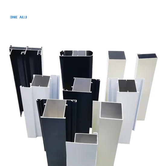 Custom 6063 Series Aluminum Extrusion Profiles - Cream, Black, White Kitchen Aluminum Profile