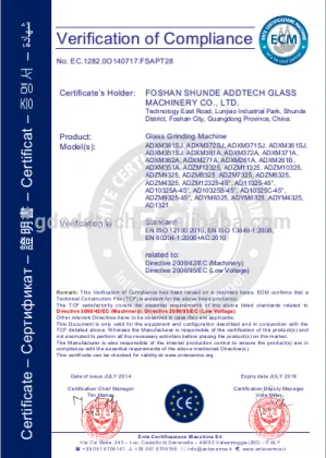 glass machinery/ glass edge polishing machine