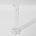 Hexagonal Base Glassware Measuring Cylinder 50ml